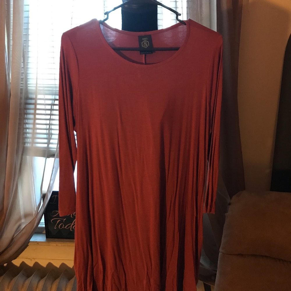 Agnes Dora large rust swing tunic